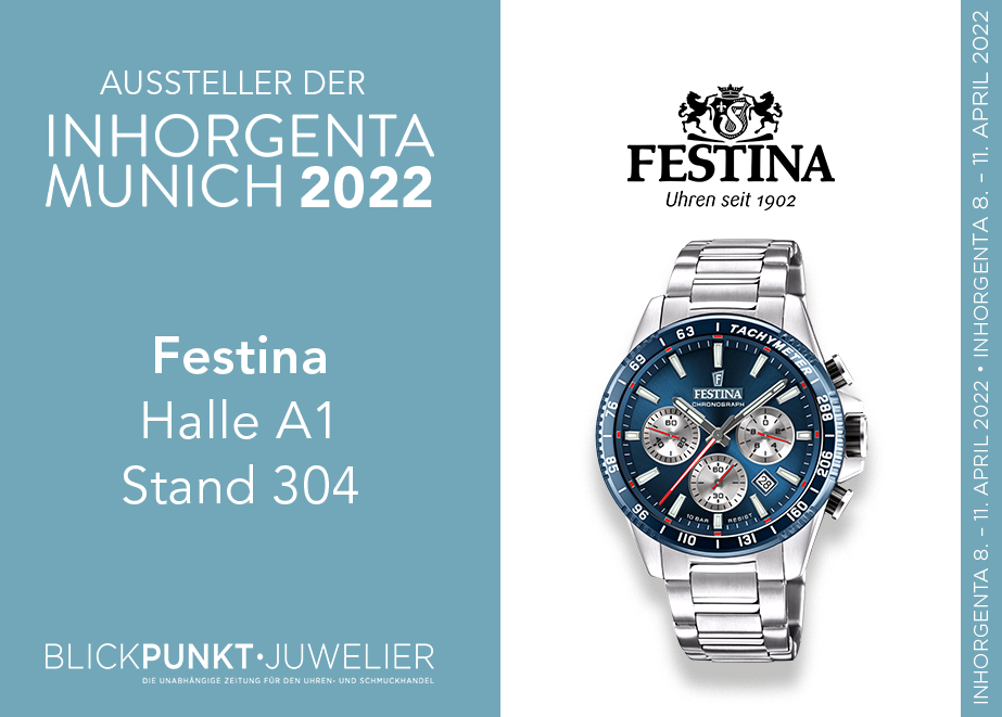 Festina präsentiert auf der Inhorgenta technische Innovationen sowie weitere und Connected & Smartwatch Kollektionen.