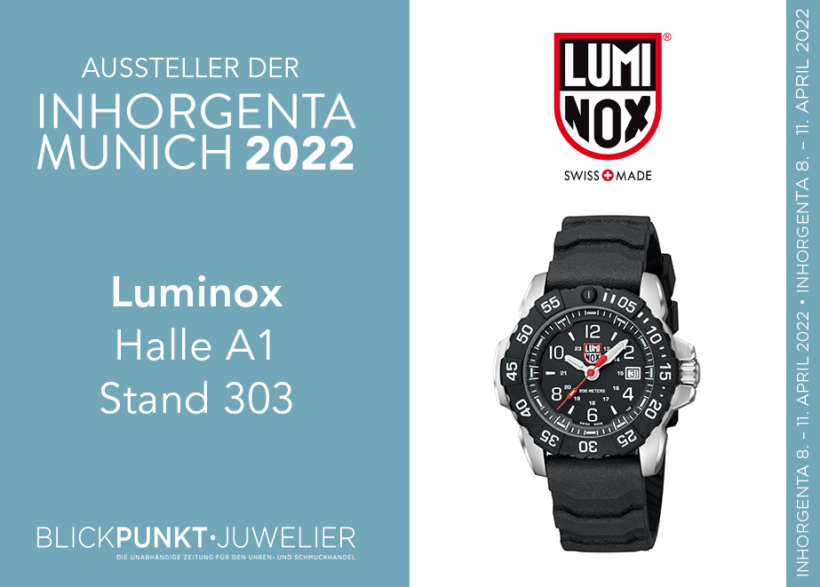 Entdecken Sie die spannenden Uhrenneuheiten von Luminox in Halle A1, Stand 303.