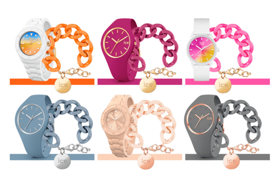 "Match your Watch" – zu jeder Ice Watch Uhr gibt es auch das passende Armband. © Ice Watch