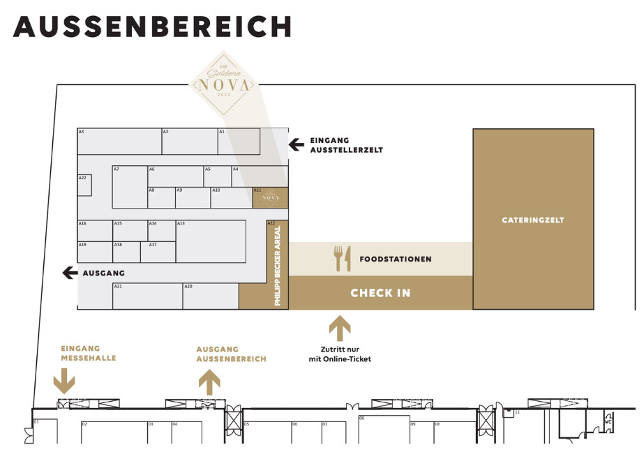 Inova Collection Hallenplan