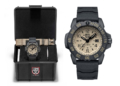 Luminox Navy SEAL Foundation Serie 3250 mit zwei Armbändern: Einmal aus Nylon, einmal aus Kautschuk. © Luminox