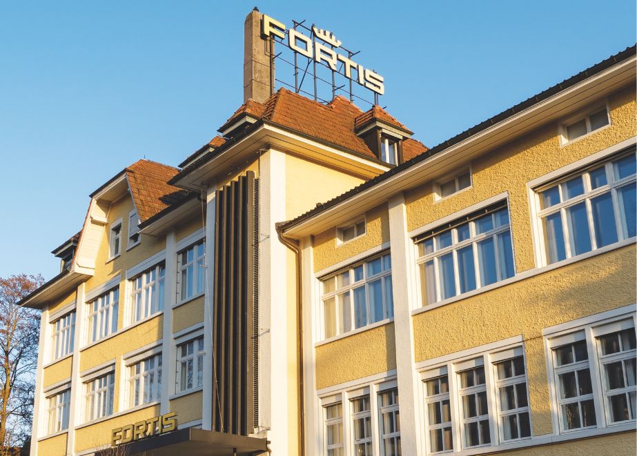 Fortis Uhrenfachhandelsmarke Firmengebäude