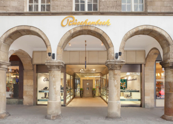Filiale von Juwelier Rüschenbeck in Münster. Hier ereignete sich am Wochenende ein Juwelenraub. © Rüschenbeck