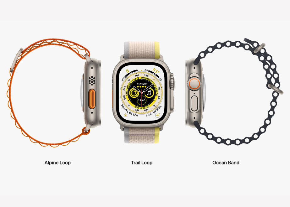 So sieht die neue Apple Watch Ultra aus. © Apple