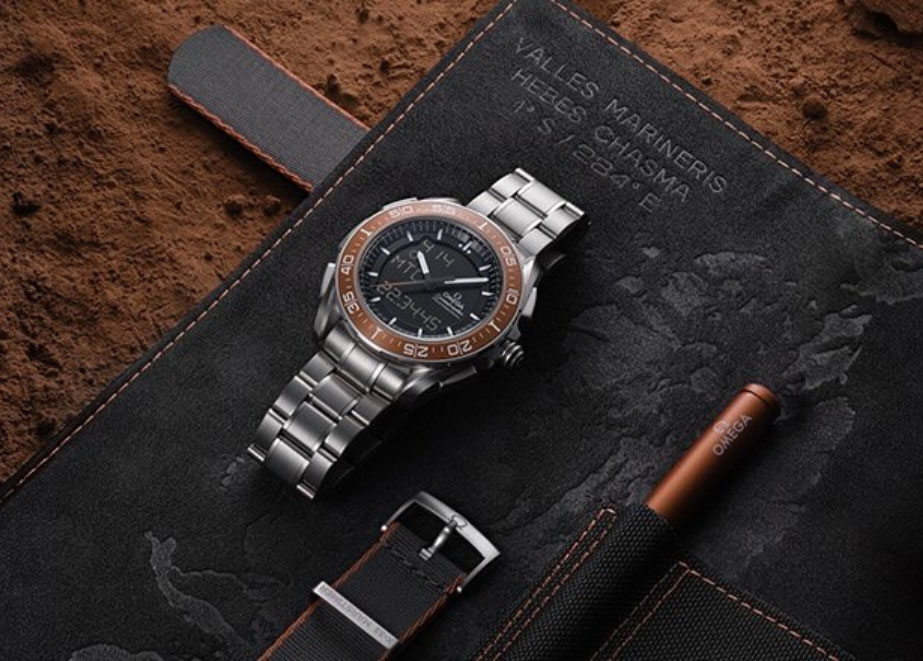 Omega Speedmaster X-33 Marstimer im Set mit Wechselarmband. © Omega