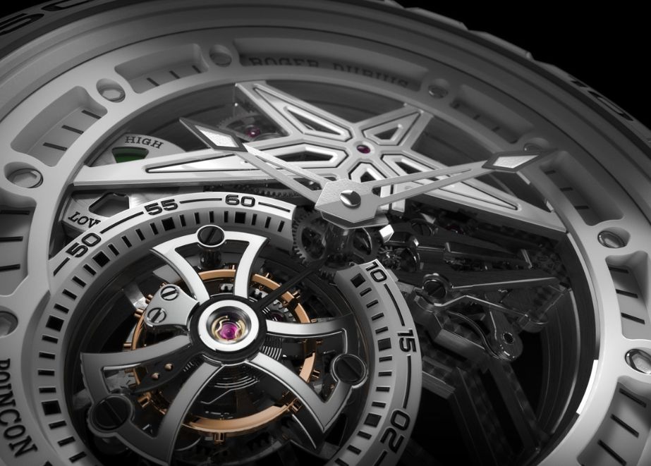 Roger Dubuis x Pirelli stellen die Excalibur Spider Pirelli Monotourbillon (MT) vor. 2