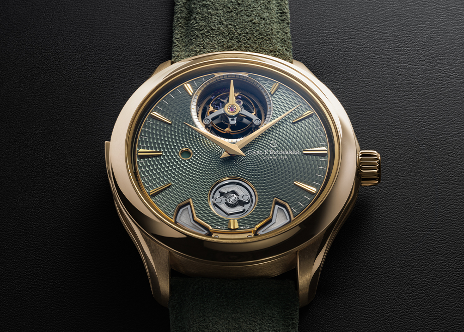 Carl_F_Bucherer_Manero Minute Repeater Anniversary Edition_Moosgrüne_Guillochierung