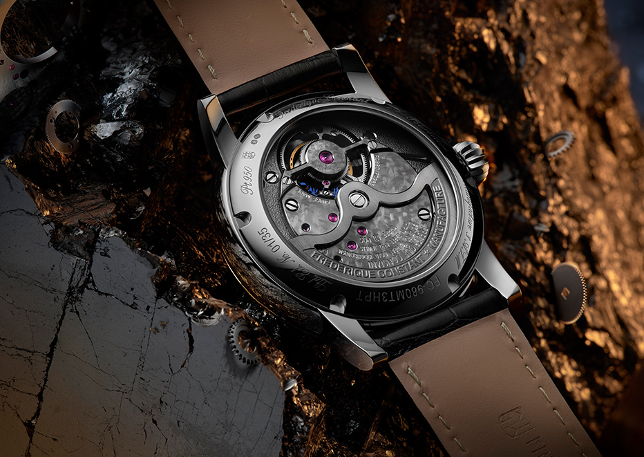 Frederique_Constant_Manufacture_Tourbillon_Meteorit_Uhrenfachhandelsmarke_Gehäuse_Rückseite