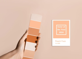 „Peach Fuzz“ ist die Pantone-Farbe des Jahres 2024