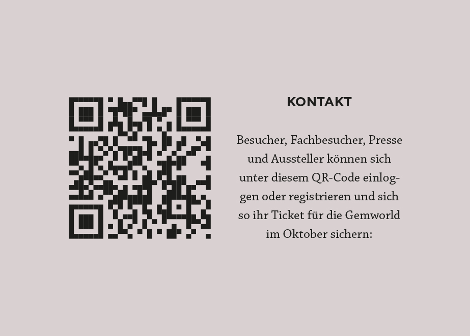 Gemworld QR Code Kontakt