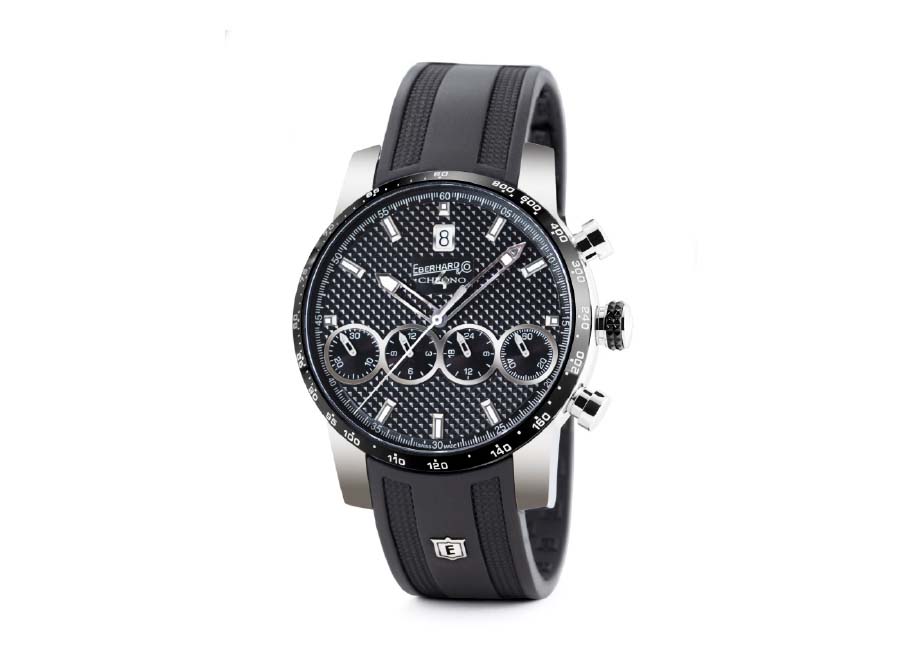 © Eberhard & Co- Chrono 4 Black Keramik Dial