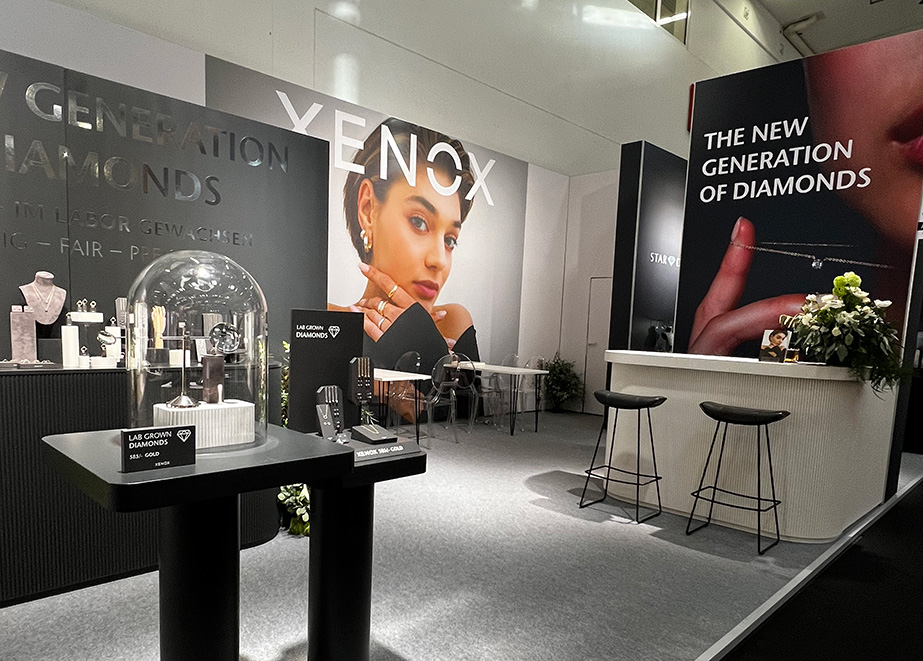 Xenox Lab Grown Diamonds auf der INHORGENTA 2024 © Xenox