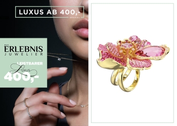 Leistbarer Luxus Swarovski Ring