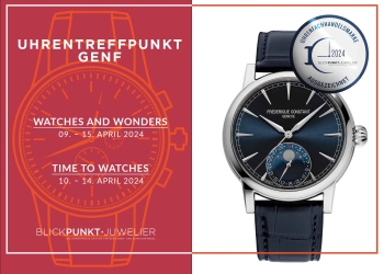 Frederique Constant präsentiert seine Neuheiten auf der Watches and Wonders.