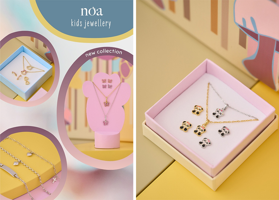 Noa Kids Jewellery Kinderschmuck Kollektion Display