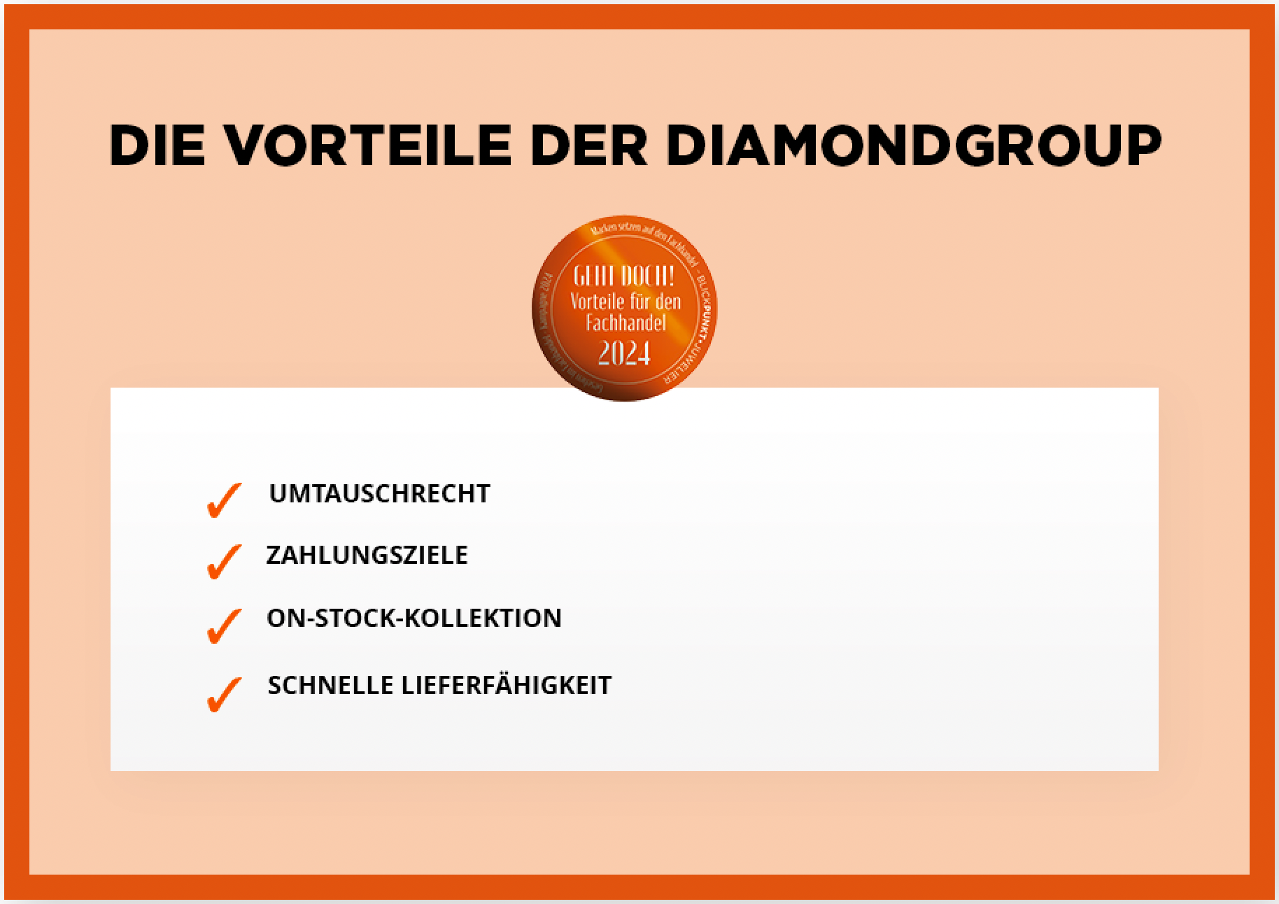 DiamondGroup Vorteile Fachhandel Juweliere