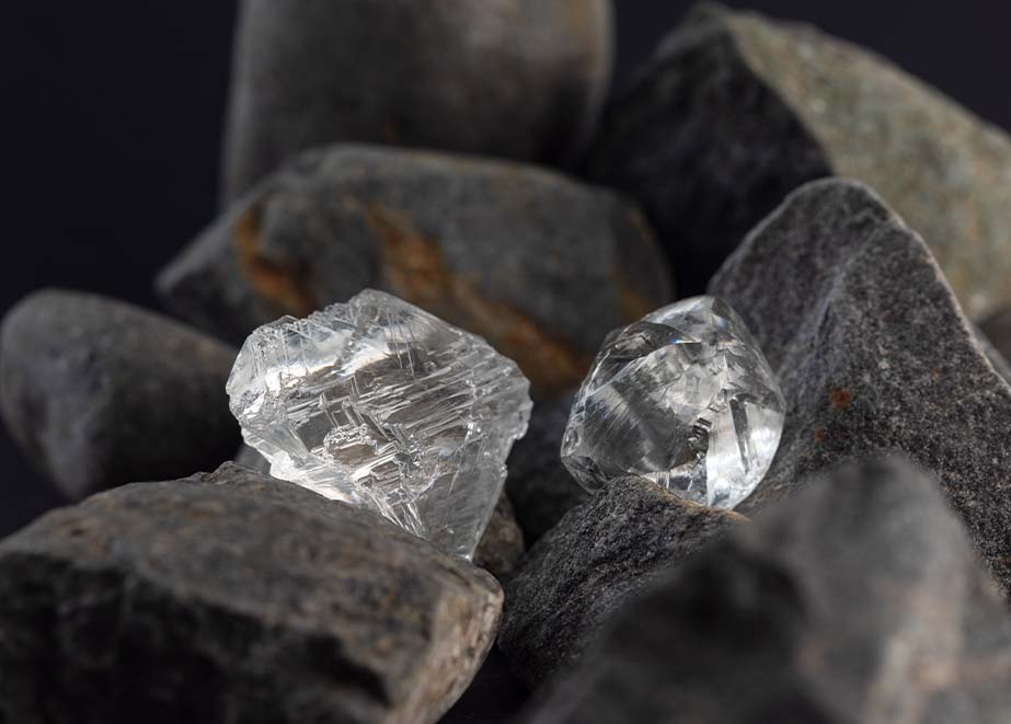 De Beers Diamanten Abbau Mine Reduktion