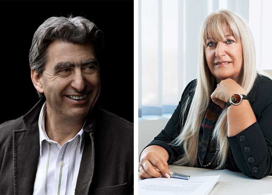 Nick Hayek (Präsident der Konzernleitung und Mitglied des Verwaltungsrates) und Nayla Hayek (Präsidentin des Verwaltungsrates der Swatch Group) stehen dem Unternehmen vor. © Swatch Group