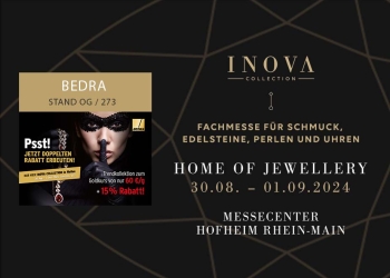INOVA Collection 2024: Doppelter Rabatt auf Trendschmuck von BEDRA
