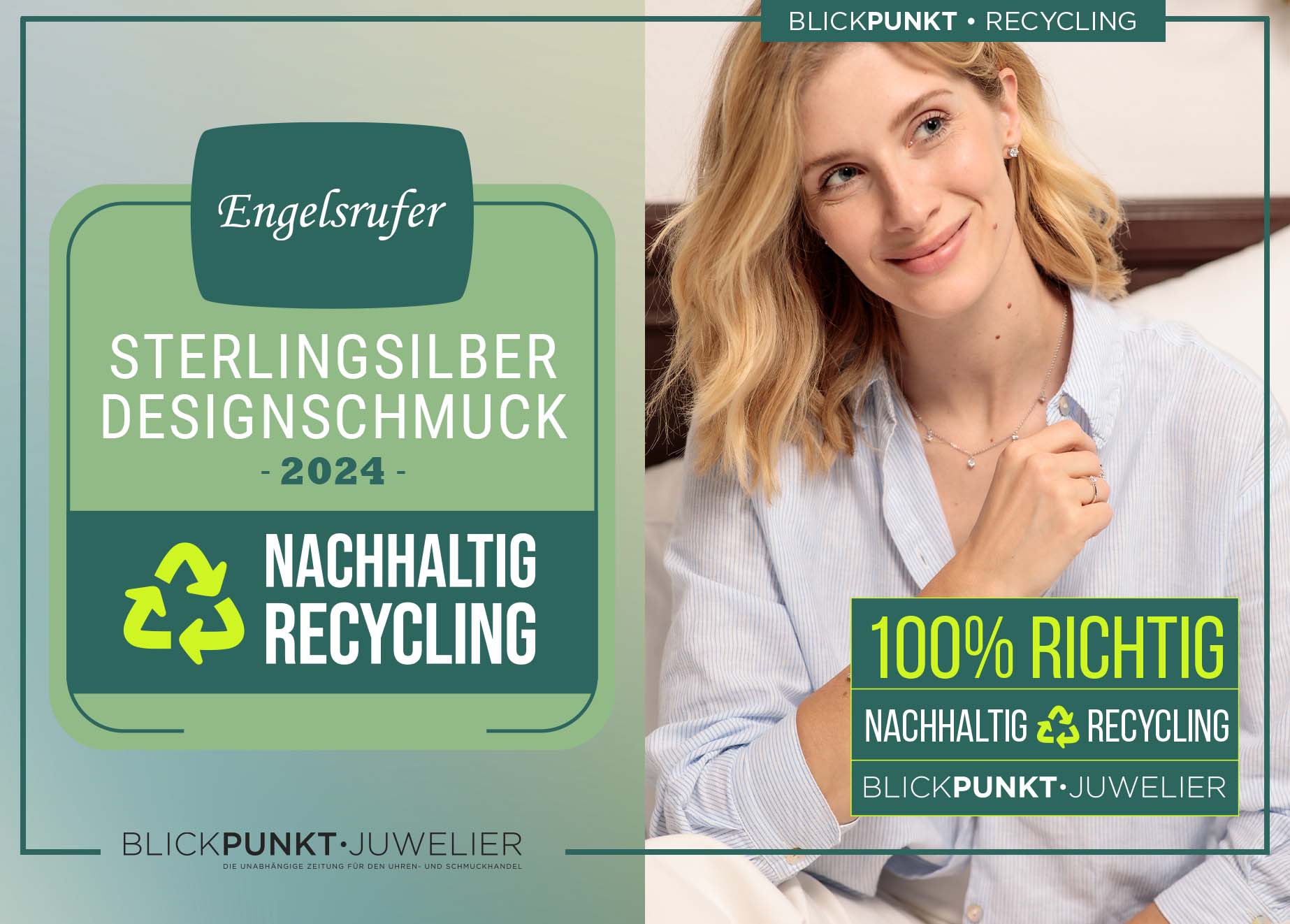 Engelsrufer 100% Richtig Recycling Silber Nachhaltigkeit