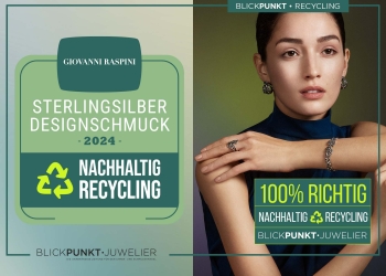 Giovanni Raspini Coral Silberschmuck Nachhaltig Recycling