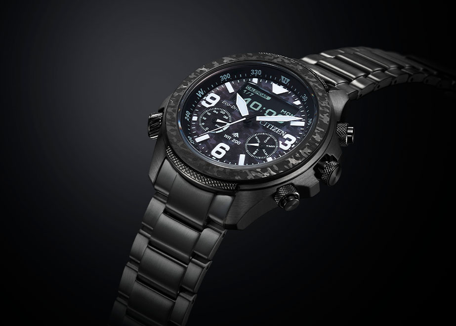 LAND-Serie- CITIZEN PROMASTER Eco-Drive Kombinationsuhr Promaster 35th Anniversary Limited Edition