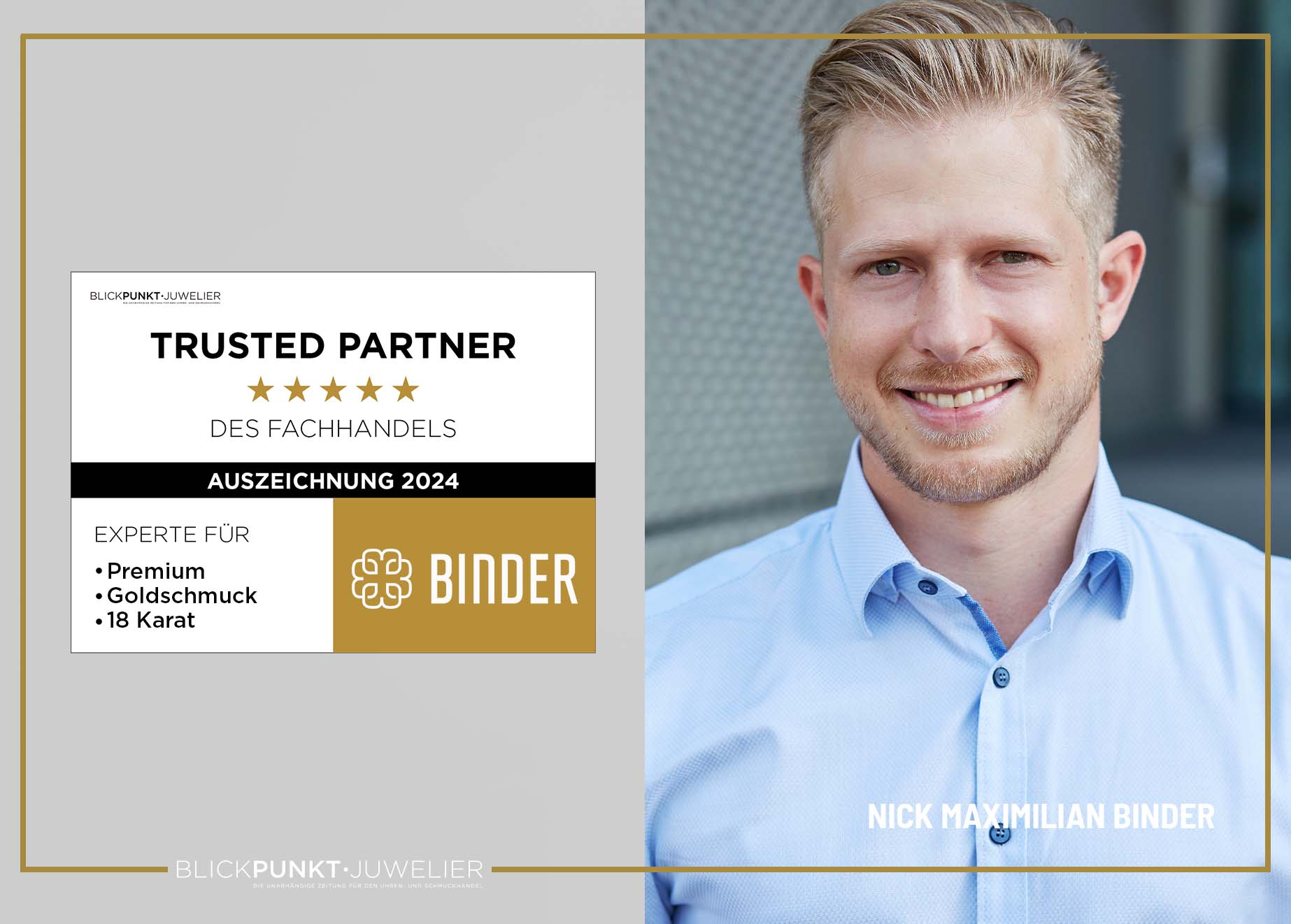 Binder Jewellery Trusted Partner des Fachhandels Nick Binder