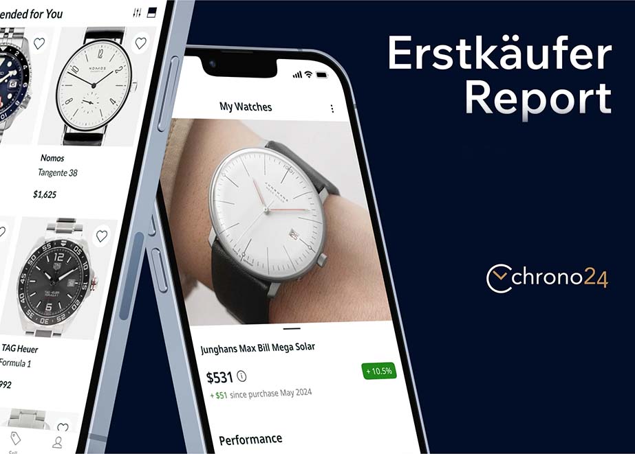 Chrono24 Luxusuhren Erstkäufer Report Händler Modelle