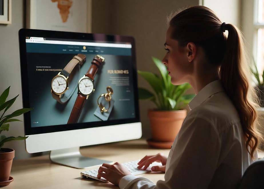 E Commerce Juwelier Produkt Präsentation Generation Z