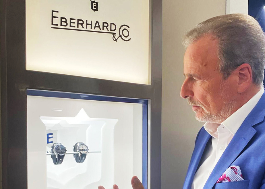 Eberhard Co Jürgen Bestian Präsentation Uhren