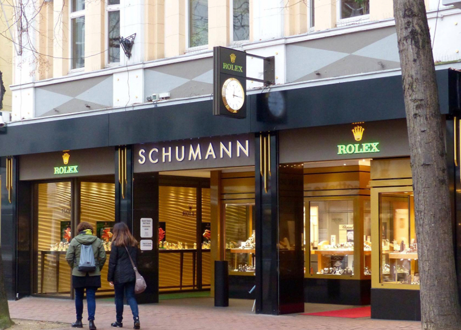 Juwelier Schumann Schaufenster