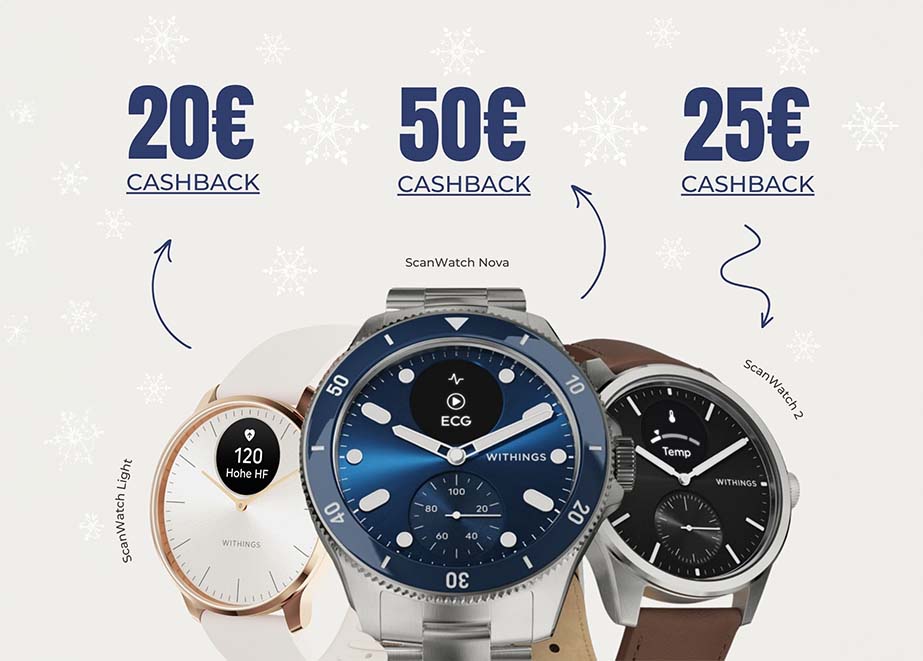 Elysee Group Withings Cashback Aktion Fachhandel