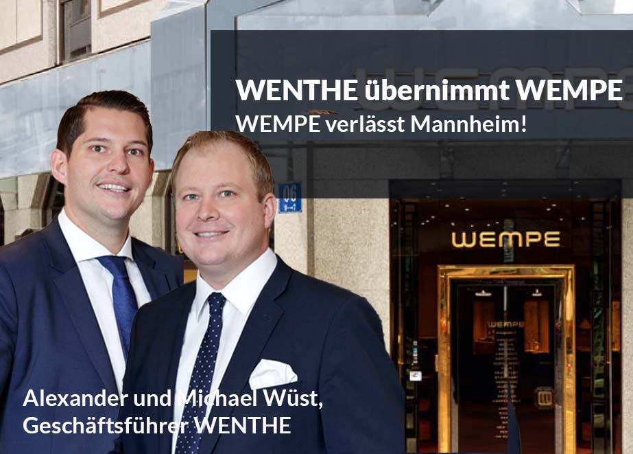 WENTHE übernimmt WEMPE Mannheim Wüst