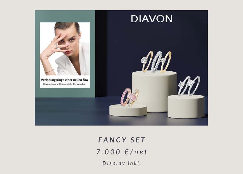 Diavon Verlobungsring Fancy Set