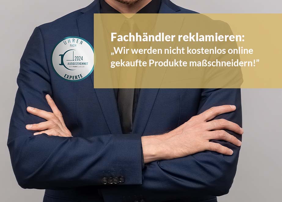 Fachhandel Uhren maßschneidern