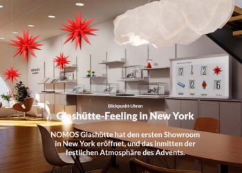 NOMOS Glashütte: Lounge in New York eröffnet