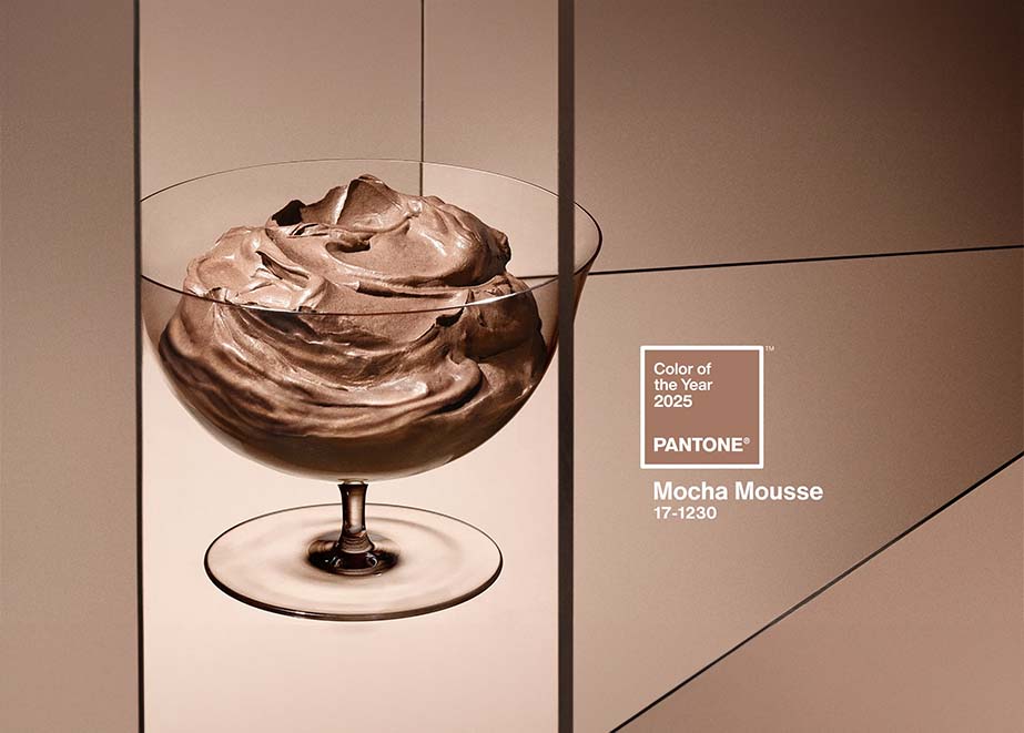 Pantone Color of the year 2025 Mocha Mousse