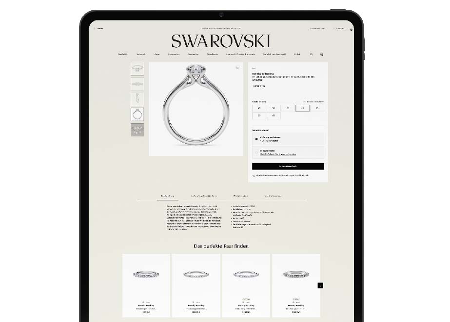 Swarovski Verlobungsring