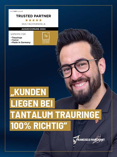 Tantalum Trauringe Trusted Partner neu