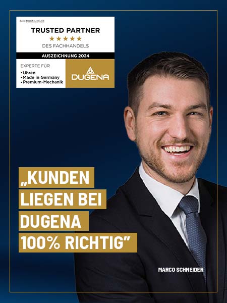 Dugena Uhren Marco Schneider Trusted Partner Sidebar Banner