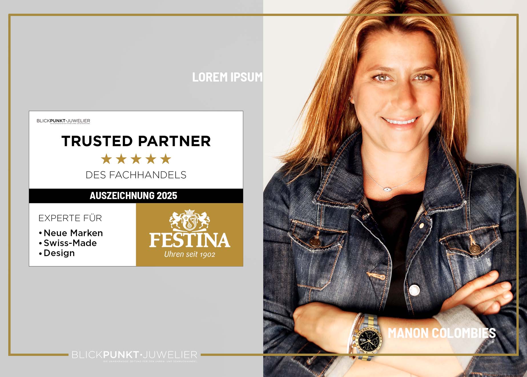 Festina Group Trusted Partner Manon Colombies