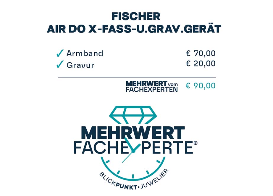 Fischer Air Do Fass und Gravur Gerät Service Juweliere