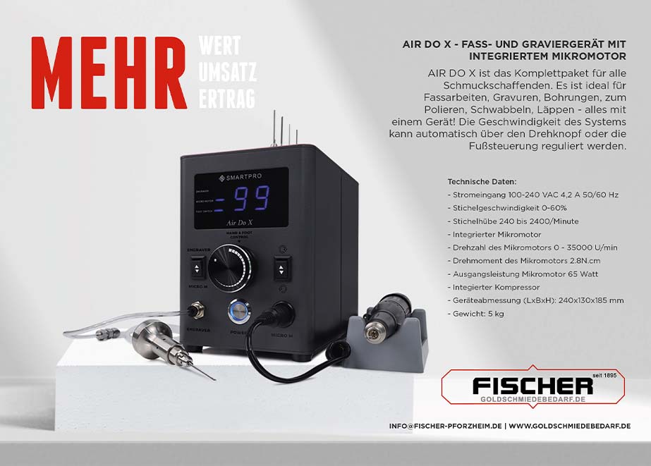 Fischer Air Do Fass und Gravurgerät