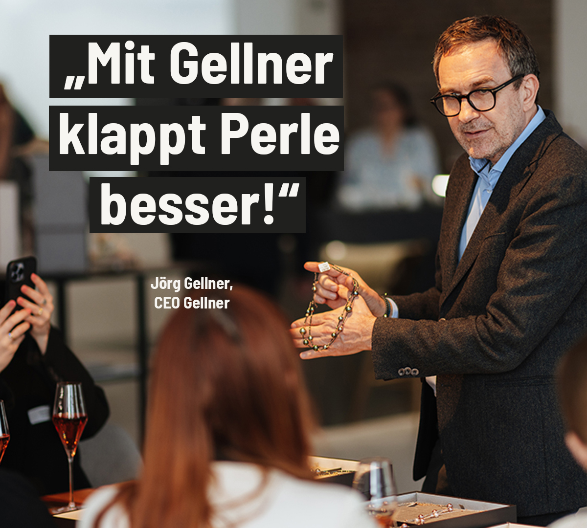 Mit Gellner klappt Perle besser! ©Gellner