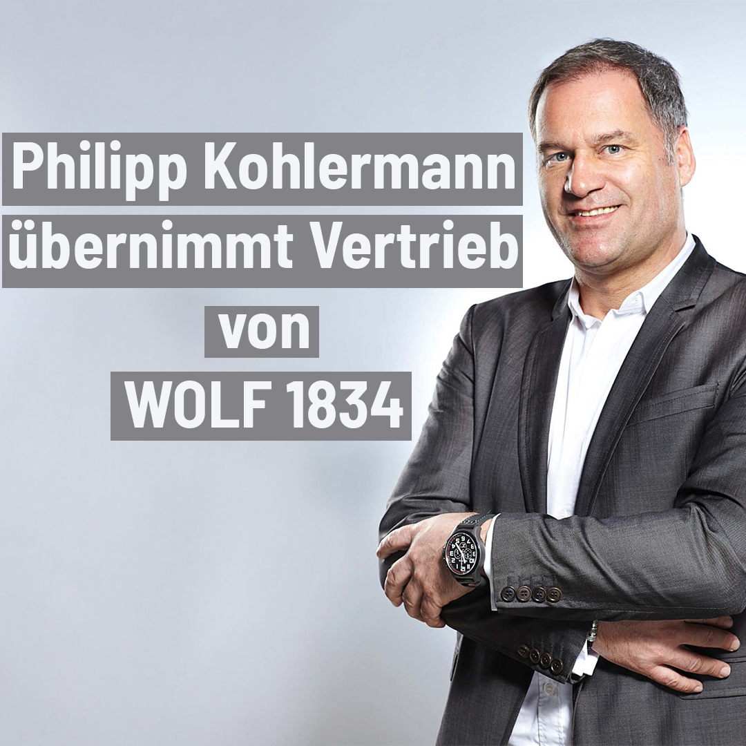 Philipp Kohlermann übernimmt Vertrieb von Wolf 1834 in Deutschland. ©LuxuryBrand