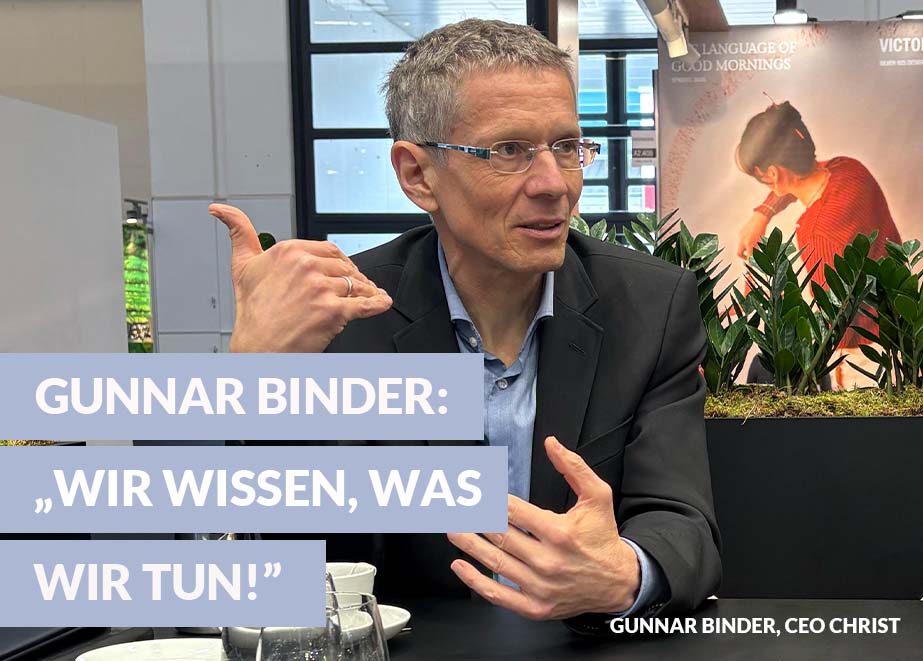 Gunnar Binder CEO Christ Strategie 2025