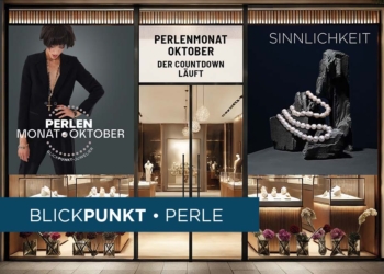 Perlenmonat Oktober Perle Perlenschmuck Juwelier Blickpunkt