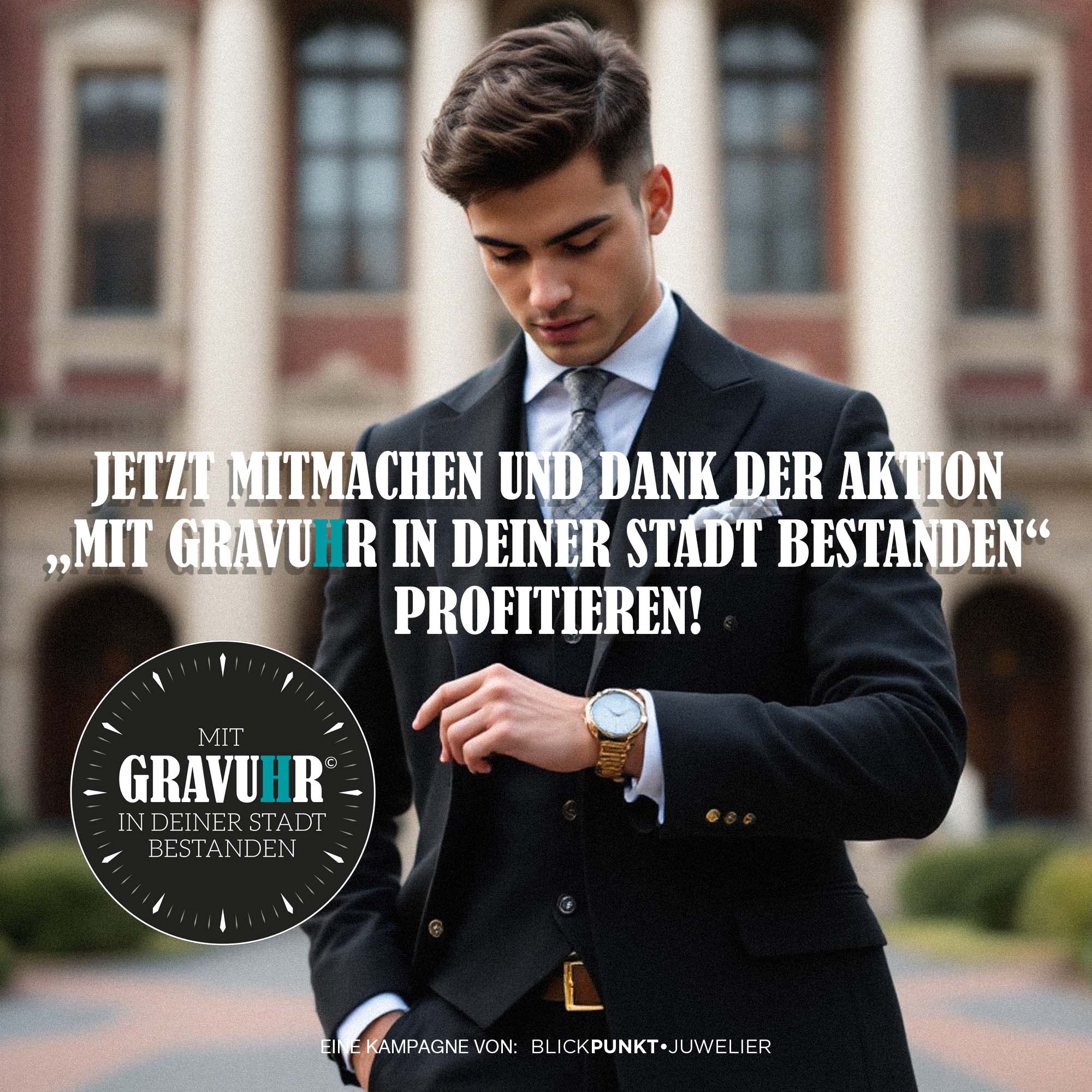 Gravuhr Aktion Uni Abi Uhr Gravuhr Aktion Uni Abi Uhr