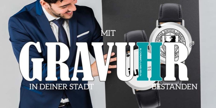 Mit Gravuhr bestanden Uni Uhr Abi Uhr Münster Berlin