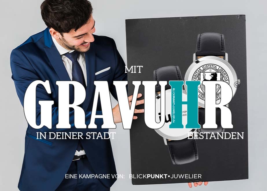 Mit Gravuhr bestanden Uni Uhr Abi Uhr Münster Berlin